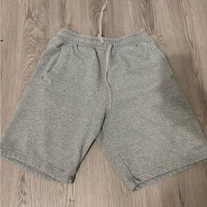 Grey puma shorts, size medium